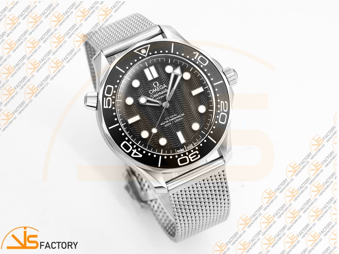 VSFactory (VSF) Omega Seamaster 300M Diver Black Dial Steel SA8806 Movement - 图片 5