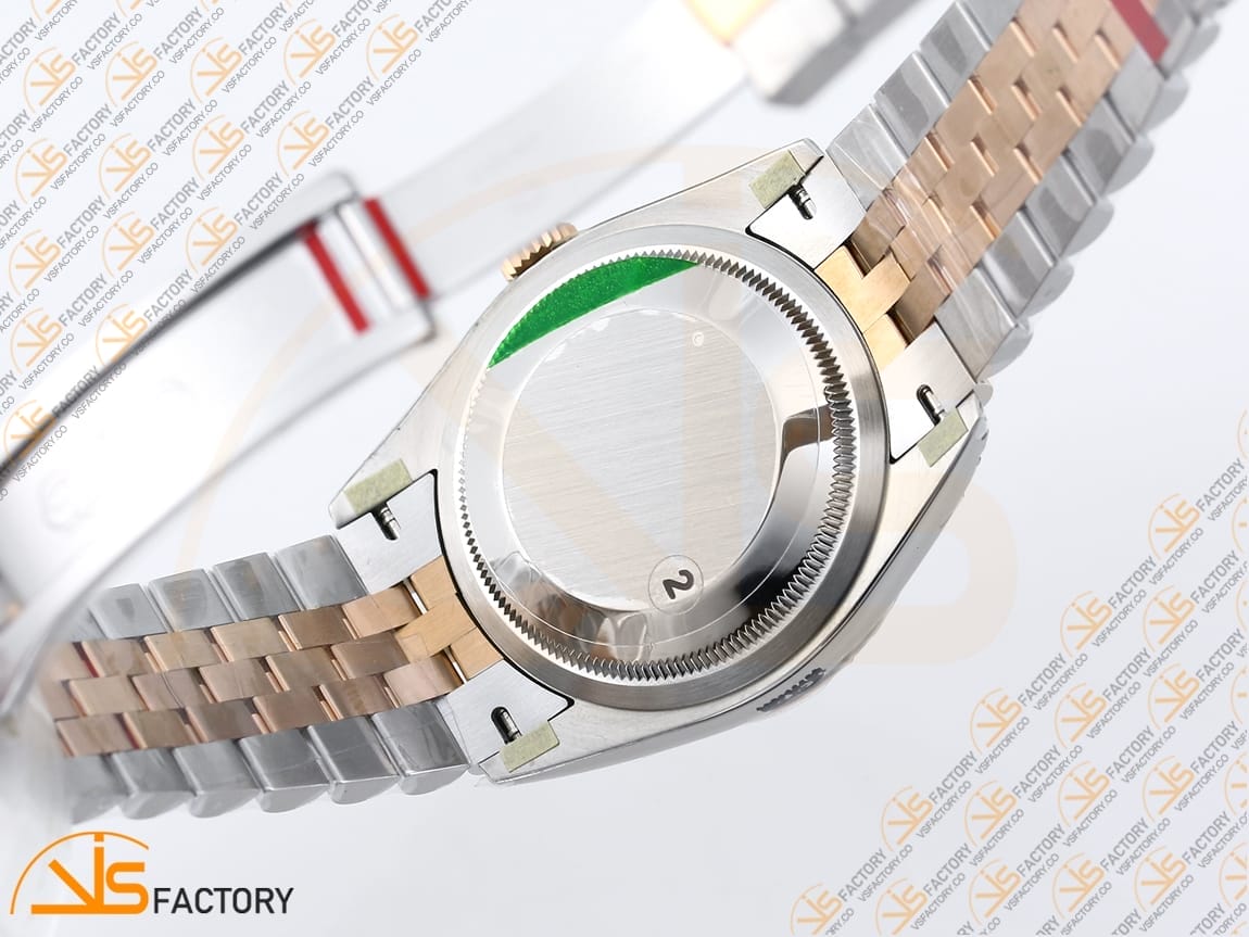 VSFactory (VSF) Rolex DateJust 36 116231 Gray Stick Dial 904L Steel and Rose Gold Jubilee Bracelet VS3235 Movement - 图片 15