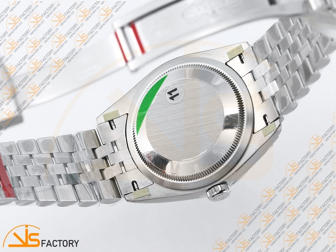 VSFactory (VSF) Rolex DateJust 36 116234 Black Diamonds Dial 904L Steel Jubilee Bracelet VS3235 Movement - 图片 12