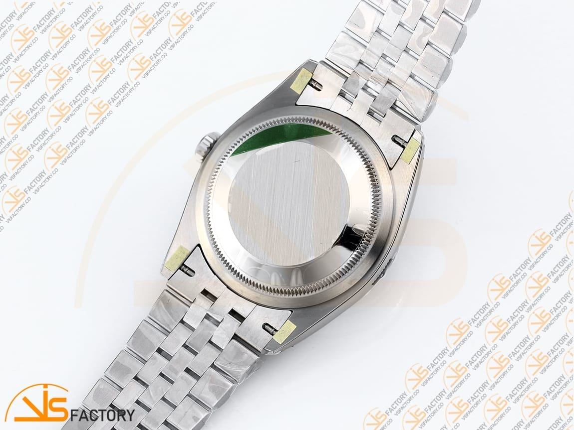 VSFactory (VSF) Rolex DateJust 36 116234 Black Diamonds Dial 904L Steel Jubilee Bracelet VS3235 Movement - 图片 14
