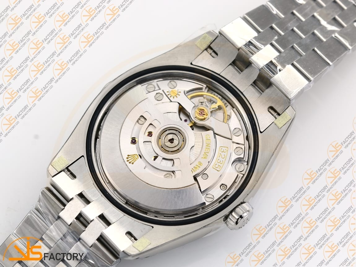 VSFactory (VSF) Rolex DateJust 36 116234 Black Diamonds Dial 904L Steel Jubilee Bracelet VS3235 Movement - 图片 15