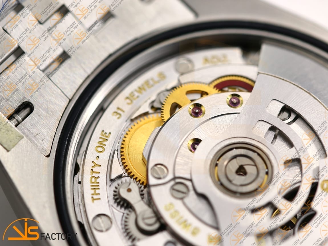 VSFactory (VSF) Rolex DateJust 36 116234 Black Diamonds Dial 904L Steel Jubilee Bracelet VS3235 Movement - 图片 26