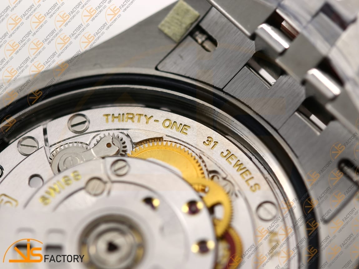 VSFactory (VSF) Rolex DateJust 36 126234 Blue Stick Dial 904L Steel Jubilee Bracelet VS3235 Movement - 图片 26
