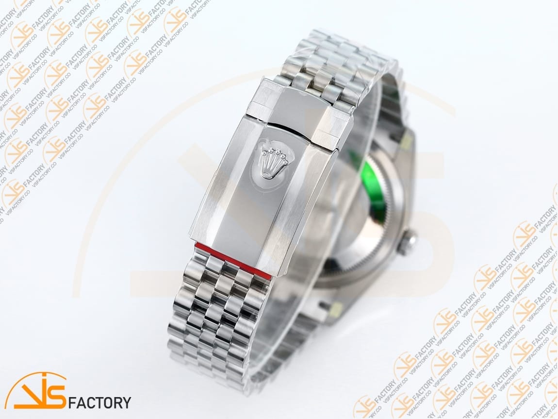 VSFactory (VSF) Rolex DateJust 36 126234 Green Leaf Diamonds Dial 904L Steel Jubilee Bracelet VS3235 Movement - 图片 13
