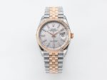 VSFactory (VSF) Rolex Datejust 41 126331 Silver Textured Dial – 904L Steel / VS3235 Movement