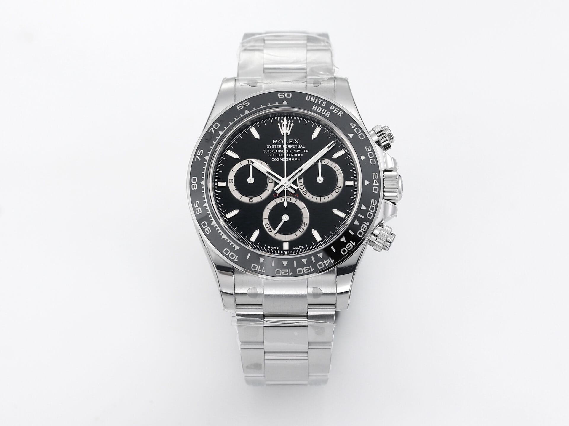 VSFactory (VSF) Rolex Daytona 126500 Black Dial – 904L Steel / DD4131 Movement