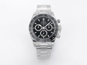 VSFactory (VSF) Rolex Daytona 126500 Black Dial 904L Steel  DD4801 Movement