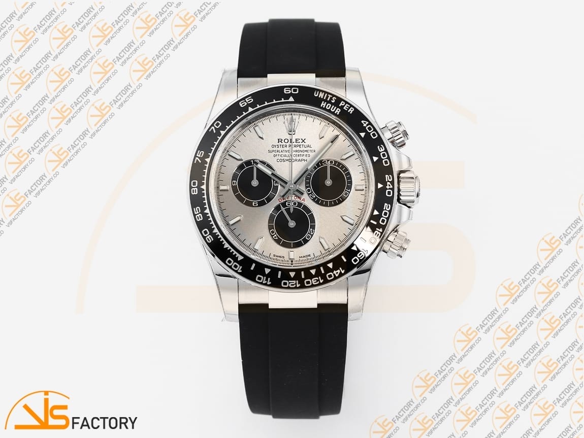 VSFactory (VSF) Rolex Daytona 126519 Gray Black Dial White Gold Oysterflex / DD4801 Movement - 图片 3