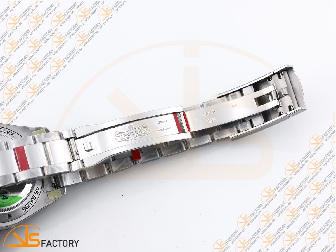 VSFactory (VSF) Rolex Milgauss 116400GV Black Dial 904L Steel SS Bracelet VS3131 Movement - 图片 13