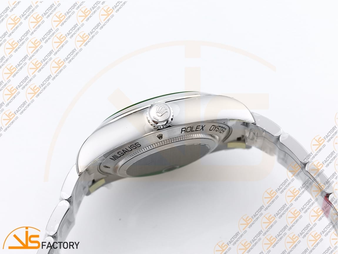 VSFactory (VSF) Rolex Milgauss 116400GV Blue Dial 904L Steel SS Bracelet VS3131 Movement - 图片 10