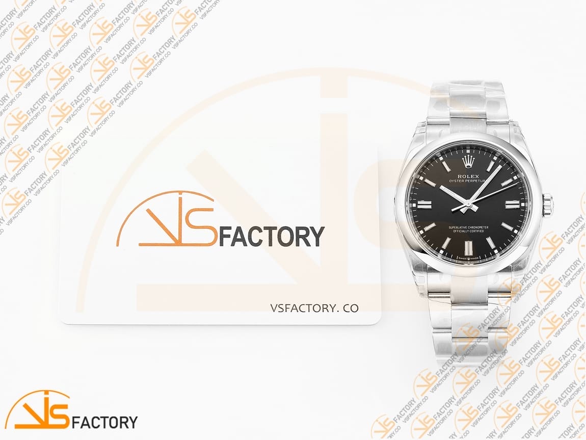 VSFactory (VSF) Rolex Oyster Perpetual 126000 Black Dial 904L Steel VS3230 Movement - 图片 2