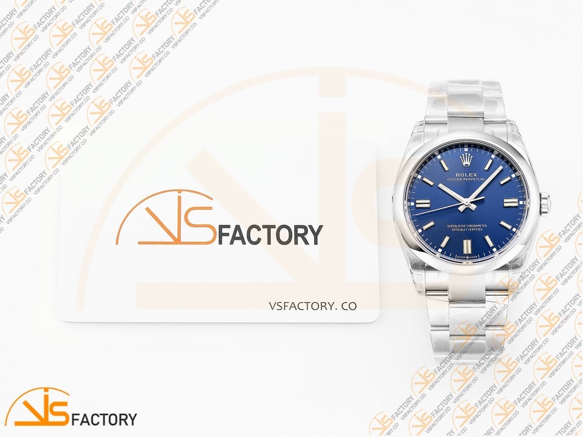 VSFactory (VSF) Rolex Oyster Perpetual 126000 Blue Dial 904L Steel VS3230 Movement - 图片 2