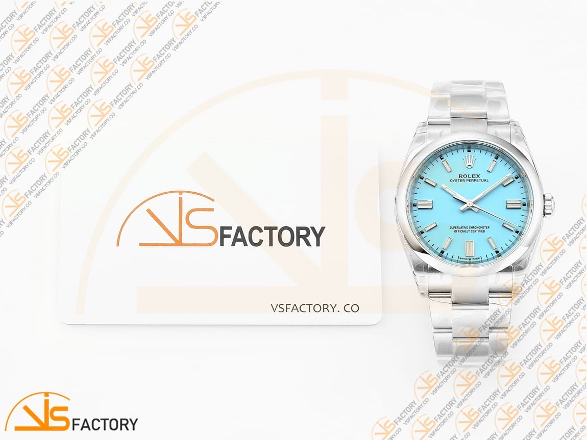 VSFactory (VSF) Rolex Oyster Perpetual 126000 Tiffany Blue Dial 904L Steel VS3230 Movement - 图片 2