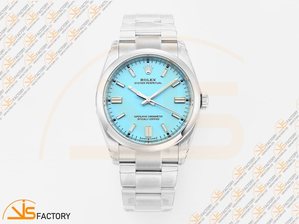 VSFactory (VSF) Rolex Oyster Perpetual 126000 Tiffany Blue Dial 904L Steel VS3230 Movement - 图片 3