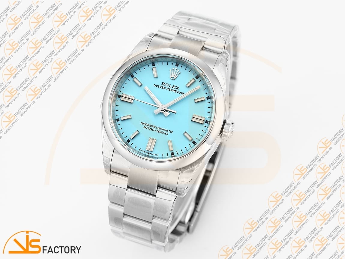 VSFactory (VSF) Rolex Oyster Perpetual 126000 Tiffany Blue Dial 904L Steel VS3230 Movement - 图片 4