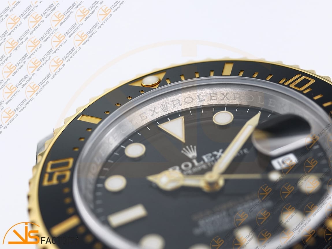 VSFactory (VSF) Rolex Sea-Dweller 126603 Black Dial 904L Steel and Yellow Gold Bracelet VS3235 Movement - 图片 9