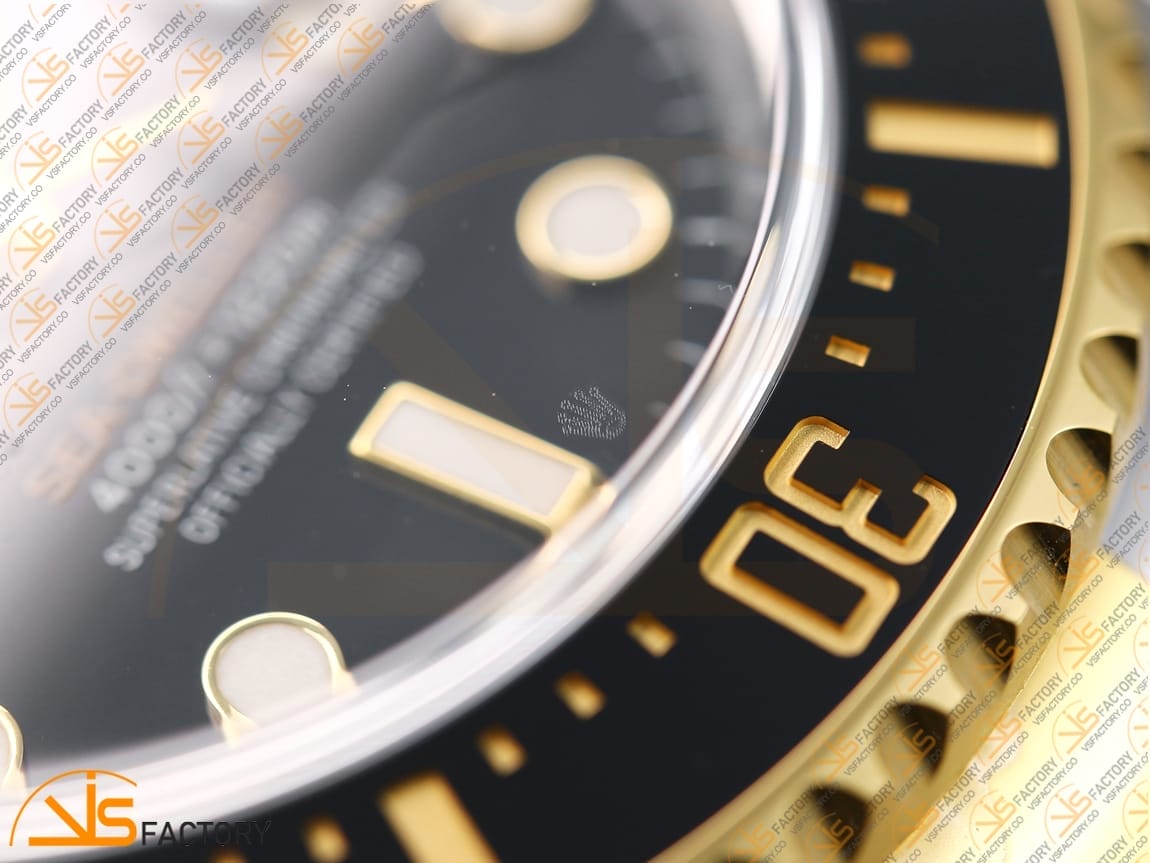 VSFactory (VSF) Rolex Sea-Dweller 126603 Black Dial 904L Steel and Yellow Gold Bracelet VS3235 Movement - 图片 10