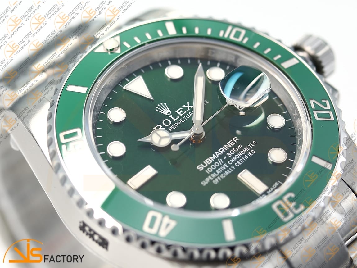 VSFactory (VSF) Rolex Submariner 116610LV Green Ceramic – 904L Steel / VS3135 Movement - 图片 6