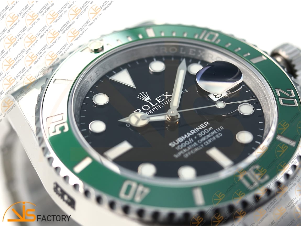 VSFactory (VSF) Rolex Submariner 126610LV Green Dial 904L Steel VS3235 Movement - 图片 6