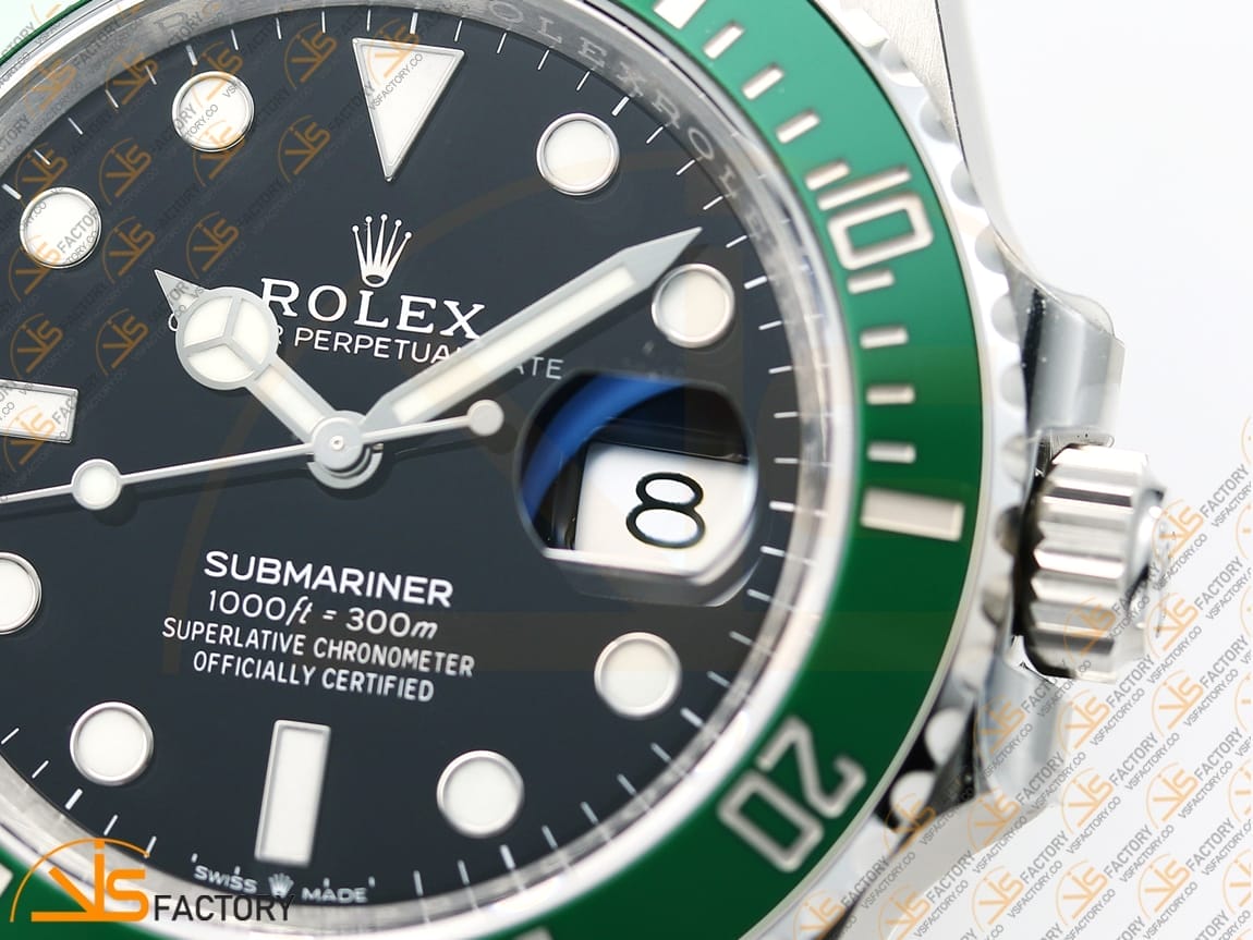 VSFactory (VSF) Rolex Submariner 126610LV Green Dial 904L Steel VS3235 Movement - 图片 8