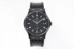WWF Factory Hublot Classic Fusion Black Ceramic Watch with Alligator Strap – 42mm, Automatic Movement, Super Clone Quality