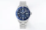 XF Factory TAG Heuer Series Watch – Blue Dial, Stainless Steel, Automatic Movement, Waterproof 100m, Super Clone Replica Edition