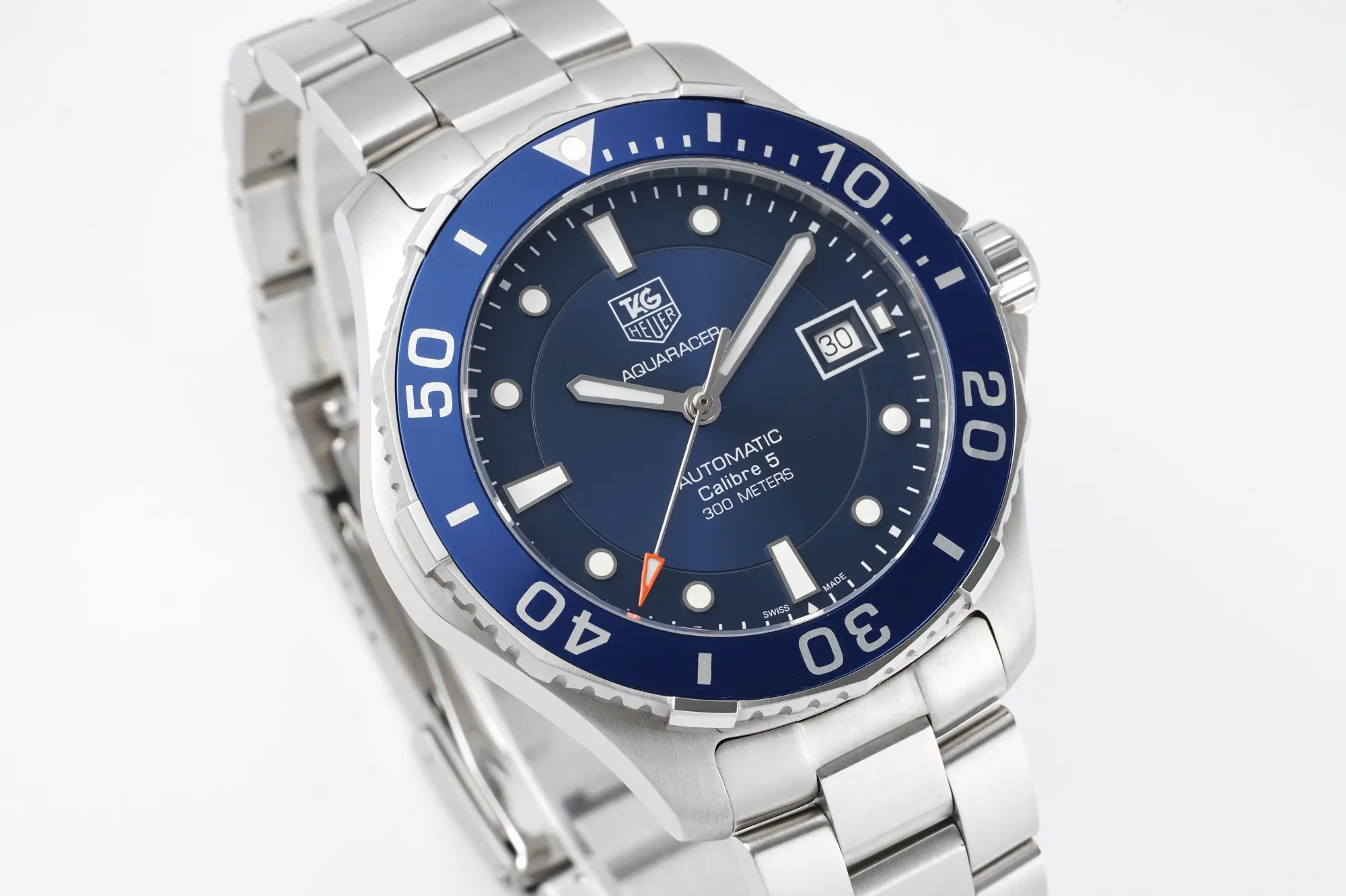 XF Factory TAG Heuer Series Watch – Blue Dial, Stainless Steel, Automatic Movement, Waterproof 100m, Super Clone Replica Edition - 图片 2