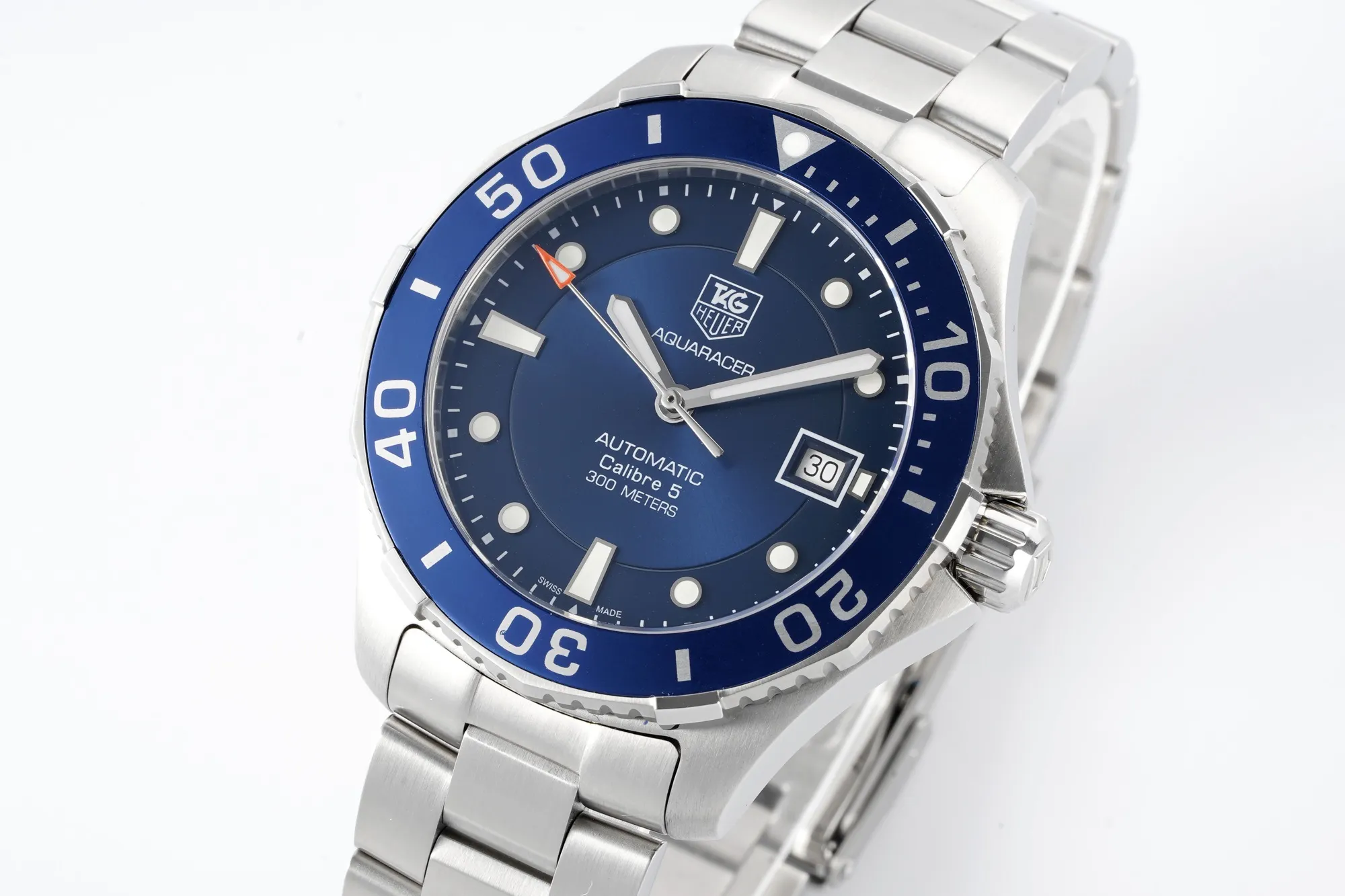 XF Factory TAG Heuer Series Watch – Blue Dial, Stainless Steel, Automatic Movement, Waterproof 100m, Super Clone Replica Edition - 图片 3