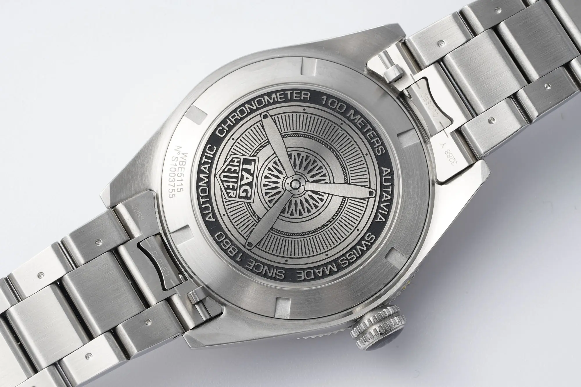 XF Factory TAG Heuer Series Watch – Silver Stainless Steel, Grey Dial, Dress & Casual Style, 100m Waterproof, SW200 Movement, Premium Super Clone Design - 图片 3