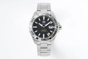 XF Factory TAG Heuer Super Autavia Series Watch – Silver Stainless Steel, Black Dial, Formal & Casual Style, 100m Waterproof, SW200 Movement, Premium Replica Edition