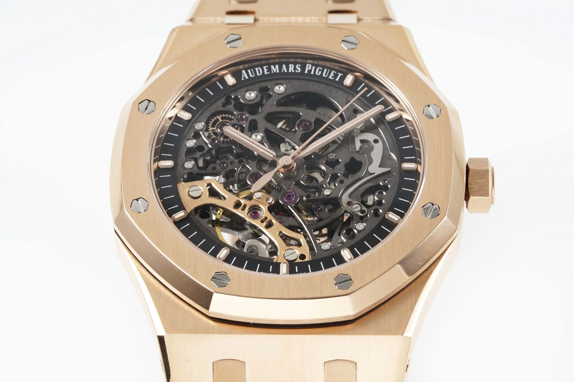 ZF Factory Audemars Piguet Royal Oak Offshore 15407ST Rose Gold Skeleton Super Clone Watch – Premium Replica - 图片 2
