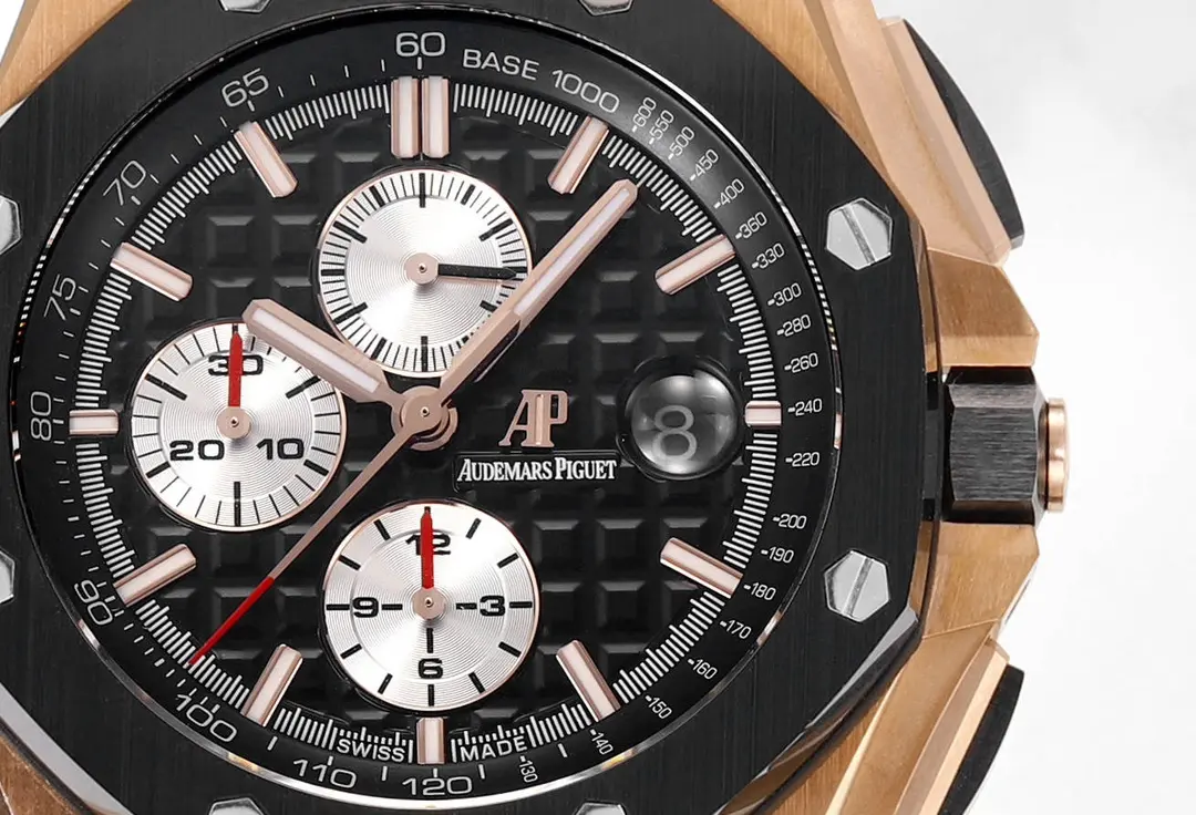 ZF Factory Audemars Piguet Royal Oak Offshore Chronograph Rose Gold Black – Premium Super Clone Watch - 图片 3