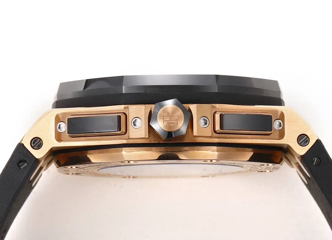 ZF Factory Audemars Piguet Royal Oak Offshore Chronograph Rose Gold Black – Premium Super Clone Watch - 图片 6