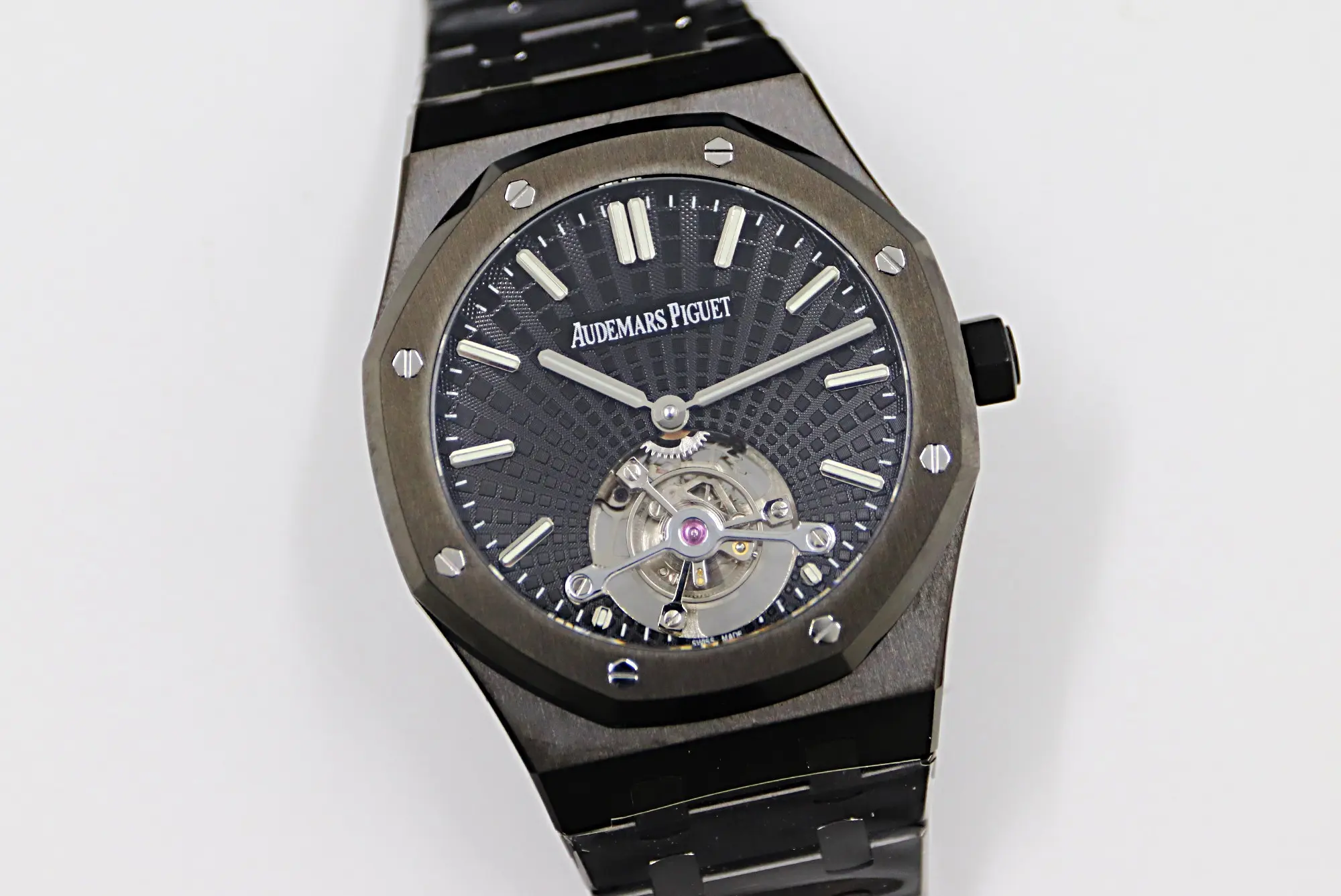 ZF Factory Audemars Piguet Royal Oak Tourbillon Black Super Clone Watch - 图片 2