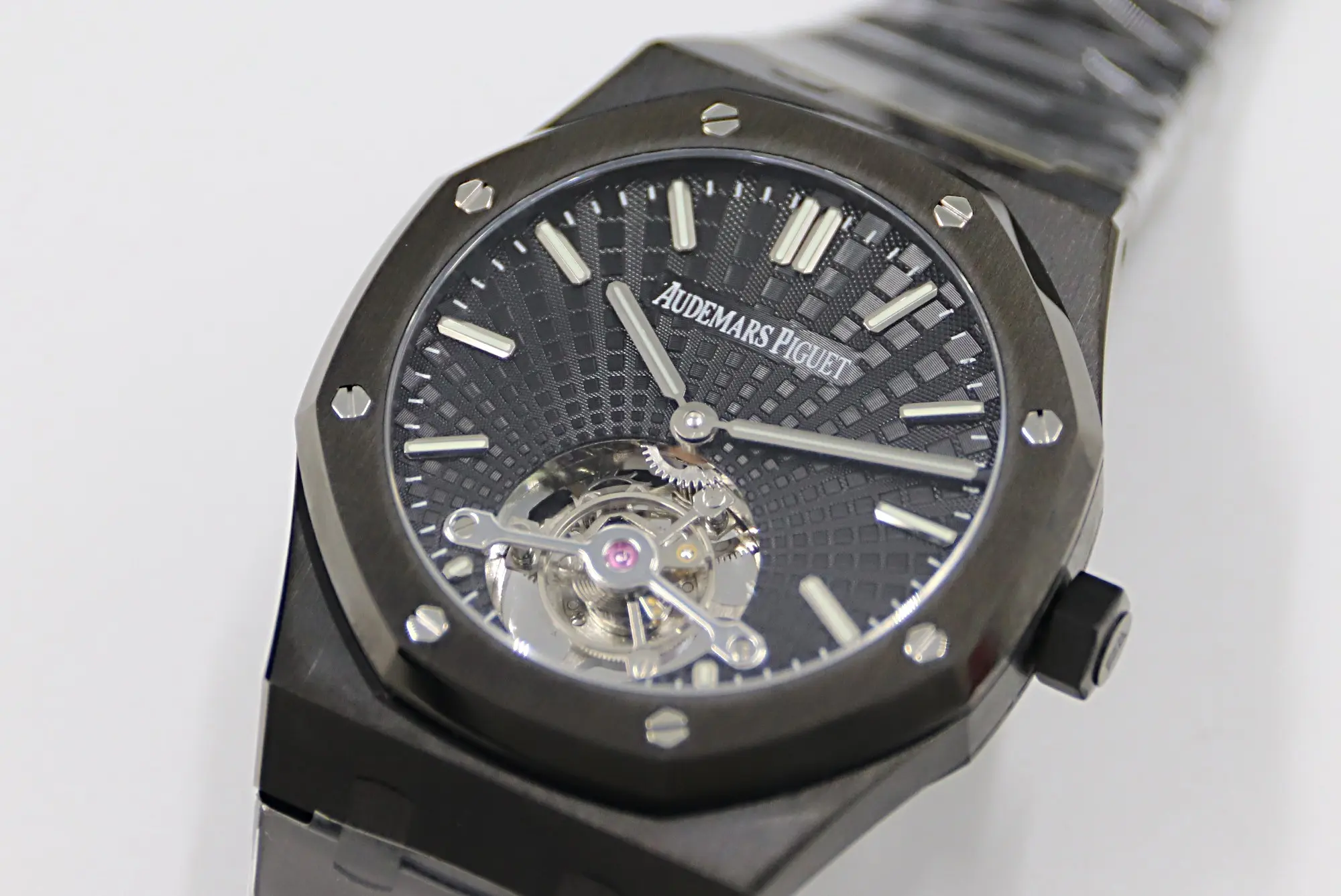 ZF Factory Audemars Piguet Royal Oak Tourbillon Black Super Clone Watch - 图片 3
