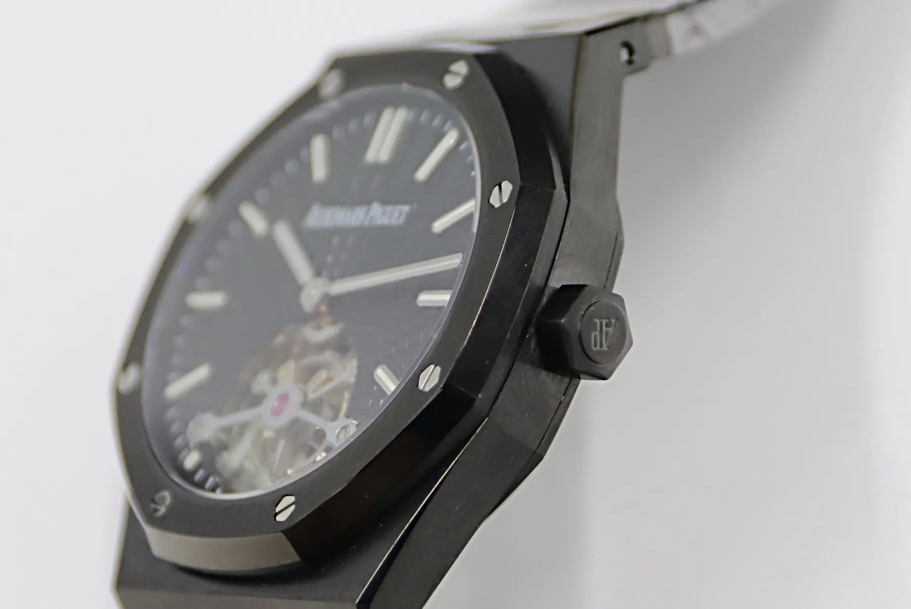 ZF Factory Audemars Piguet Royal Oak Tourbillon Black Super Clone Watch - 图片 4
