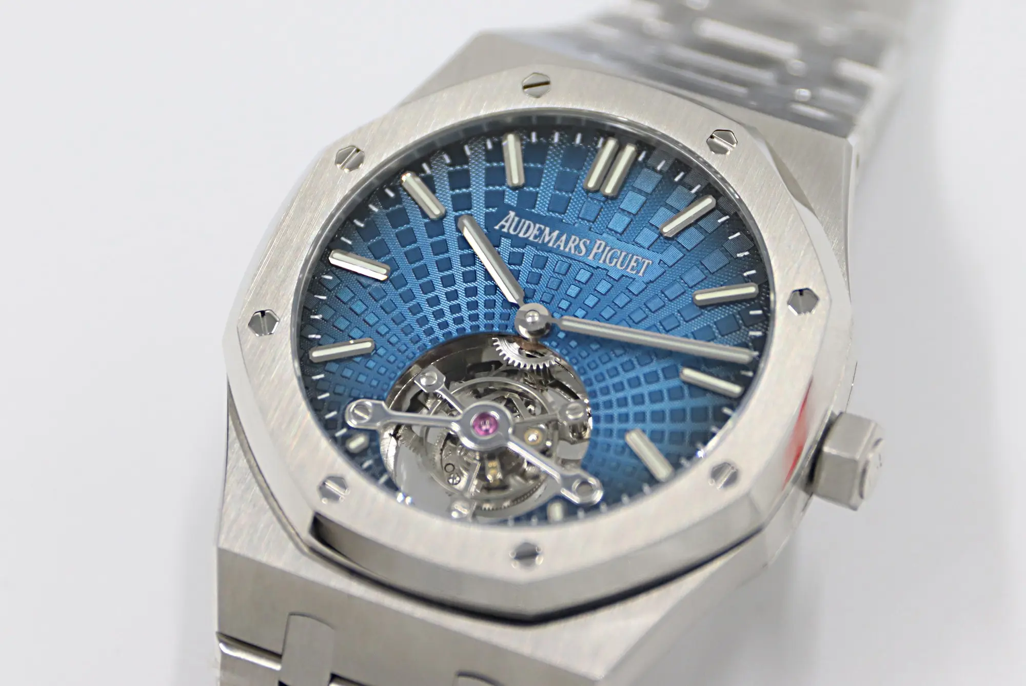 ZF Factory Audemars Piguet Royal Oak Tourbillon Blue Dial Super Clone Watch - 图片 3
