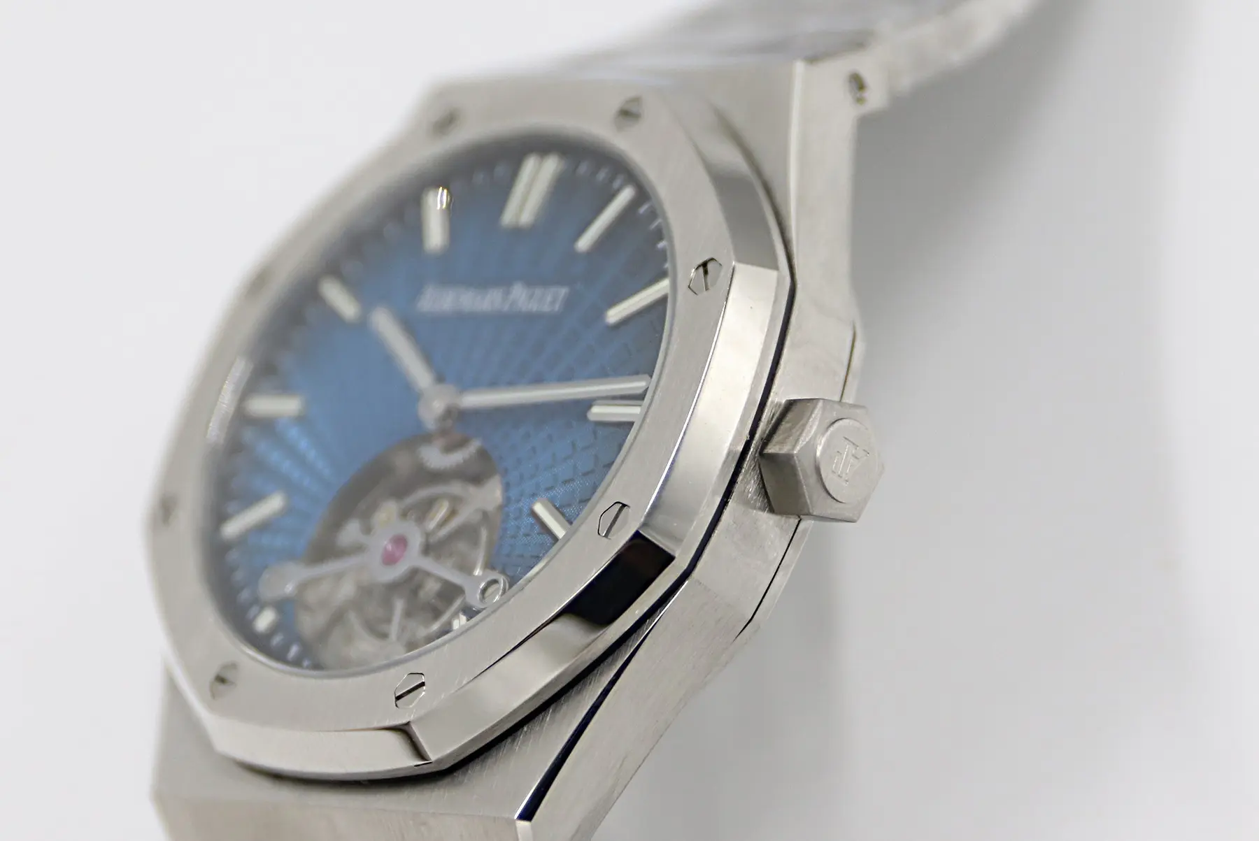 ZF Factory Audemars Piguet Royal Oak Tourbillon Blue Dial Super Clone Watch - 图片 4