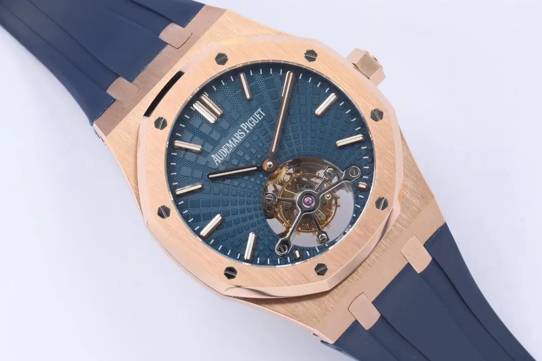 ZF Factory Audemars Piguet Royal Oak Tourbillon Blue Rubber – Super Clone Watch - 图片 4