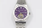 ZF Factory Audemars Piguet Royal Oak Tourbillon Purple Dial Super Clone Watch