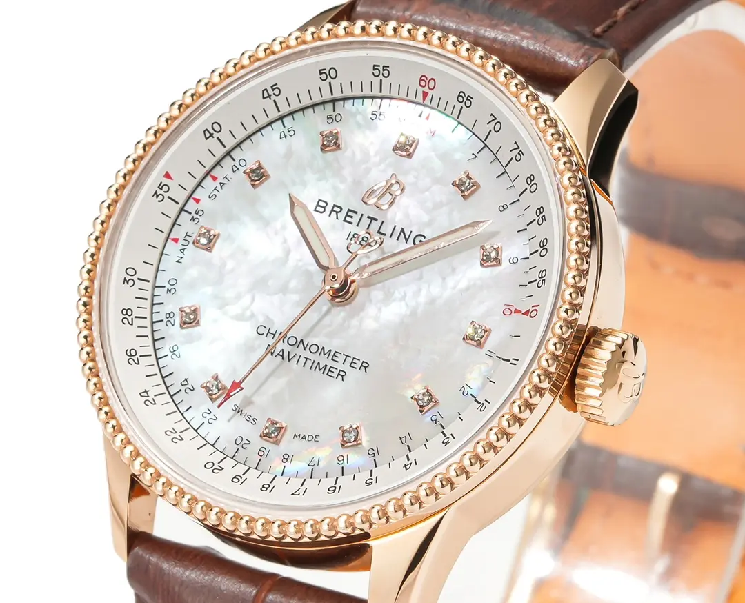 ZF Factory Breitling Navitimer Automatic Brown Leather – Super Clone Watch Masterpiece - 图片 5
