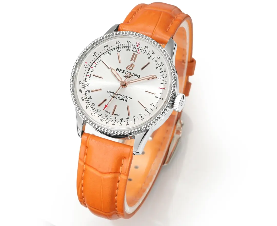 ZF Factory Breitling Navitimer Automatic Orange Leather – Super Clone Watch - 图片 2