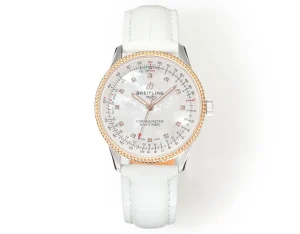 ZF Factory Breitling Navitimer Automatic White Leather – Premium Super Clone Watch
