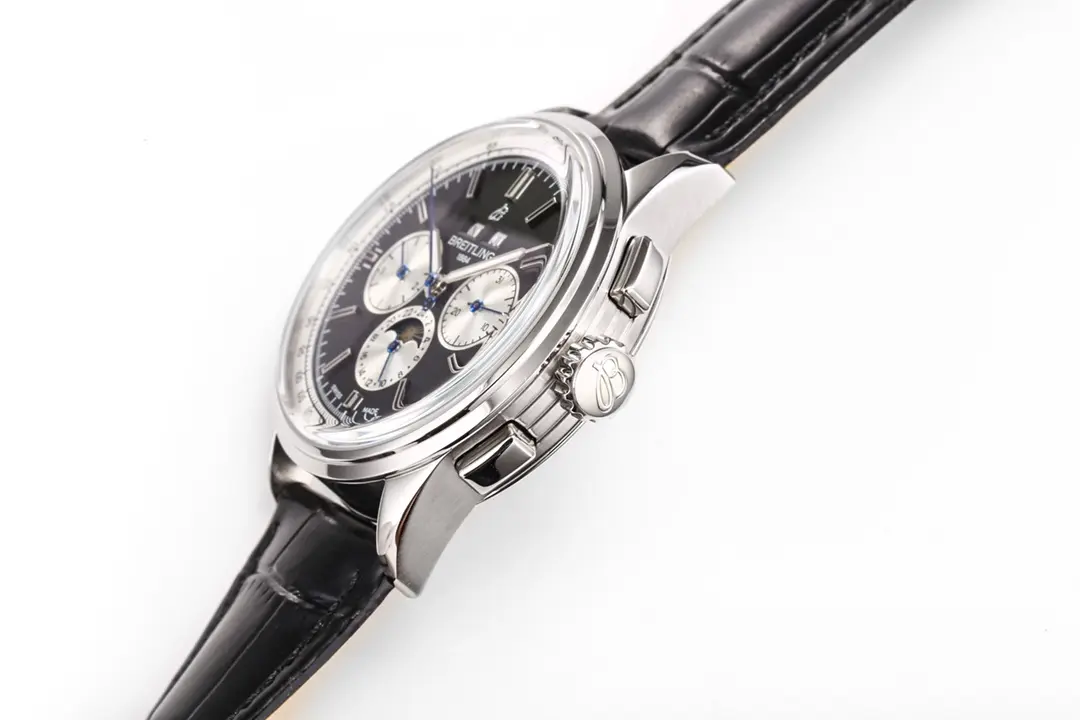 ZF Factory Breitling Premier B01 Chronograph Blue Dial Leather – Super Clone Watches - 图片 5