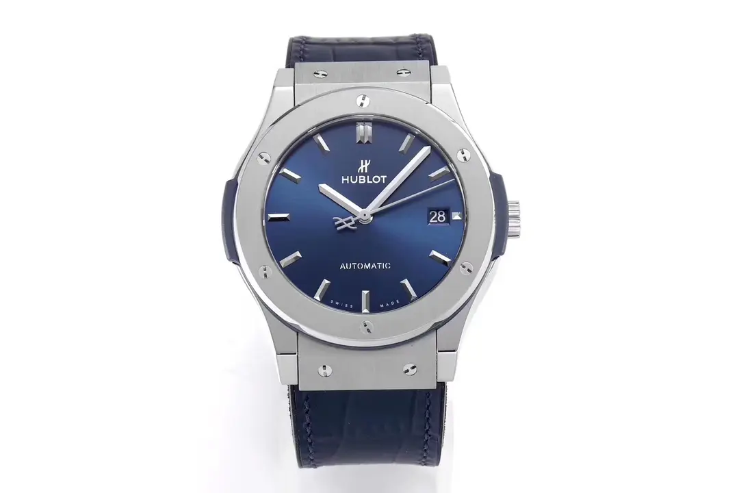 ZF Factory Hublot Classic Fusion WWF Replica Watch – Titanium Case, Blue Dial, Automatic Movement, Super Clone Quality