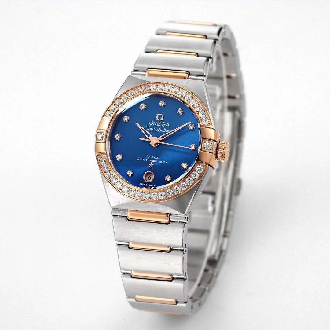 ZF Factory Omega Constellation 29mm Blue Dial Two-Tone VSF Luxury Watch