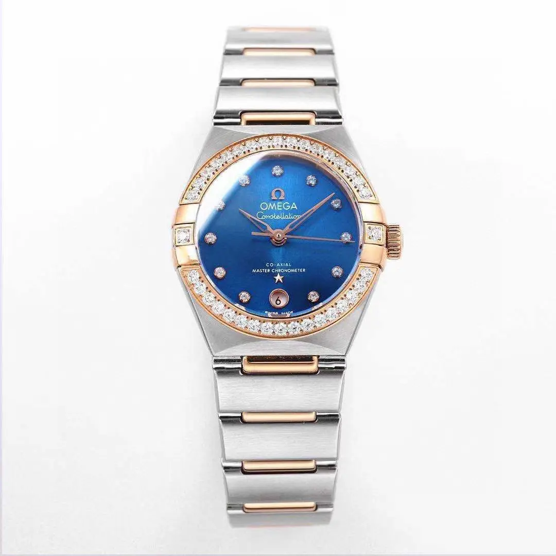 ZF Factory Omega Constellation 29mm Blue Dial Two-Tone VSF Luxury Watch - 图片 2