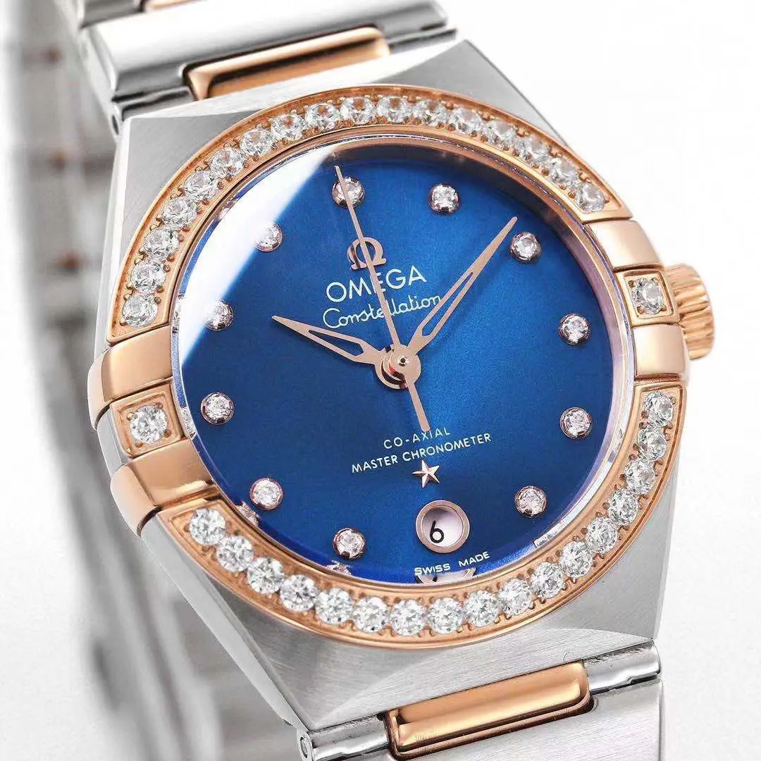 ZF Factory Omega Constellation 29mm Blue Dial Two-Tone VSF Luxury Watch - 图片 4