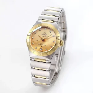 ZF Factory Omega Constellation 29mm Champagne Dial Two-Tone VSF Luxury Watch