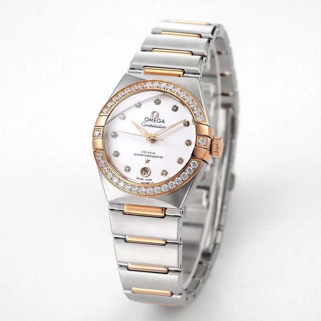 ZF Factory Omega Constellation 29mm White Dial Two-Tone VSF Luxury Watch